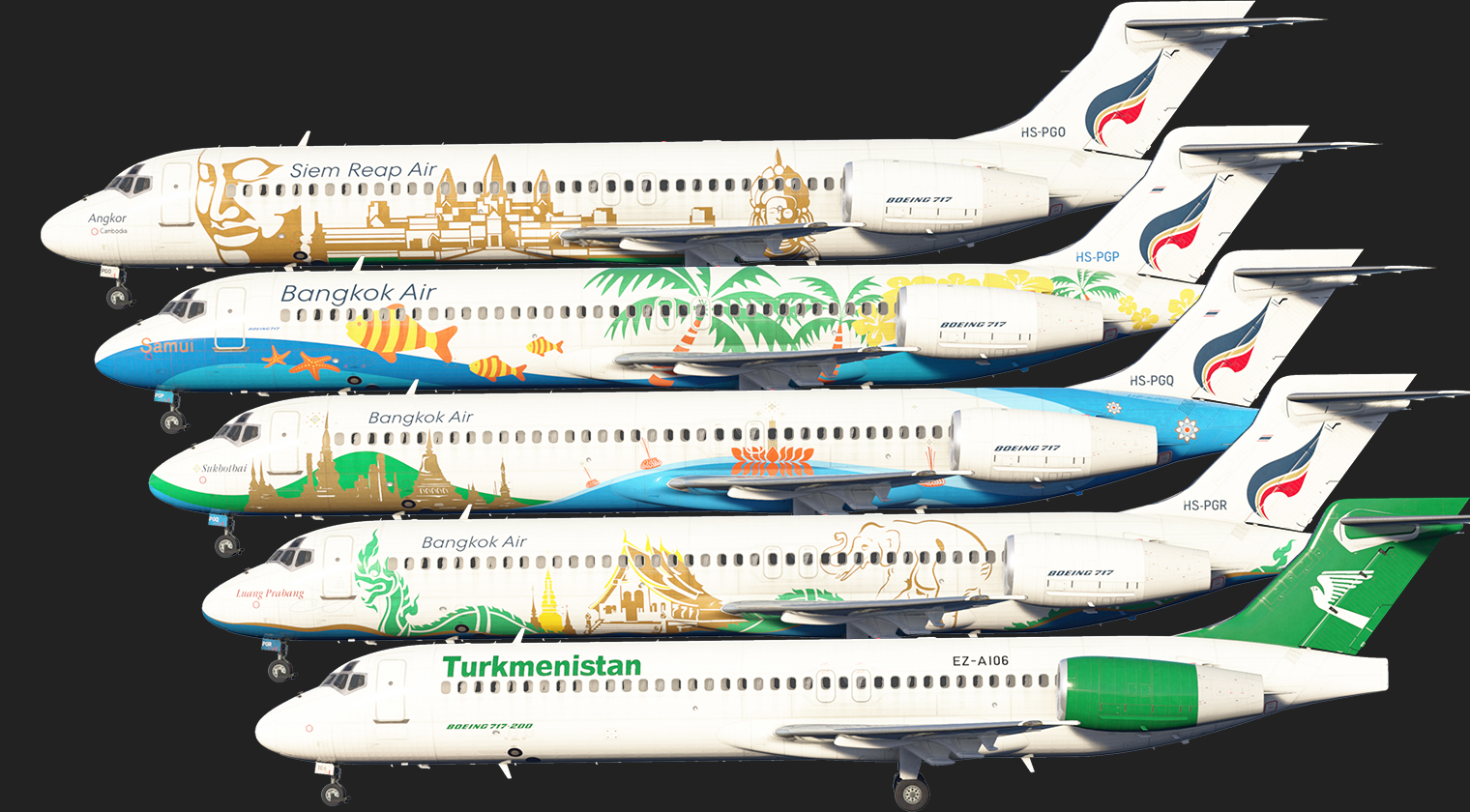 Bangkok Airways Turkmenistan Asia Operators